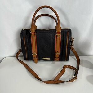 Beautiful Burberry Alchester Bag Leather Medium Purse Handbag Bowling